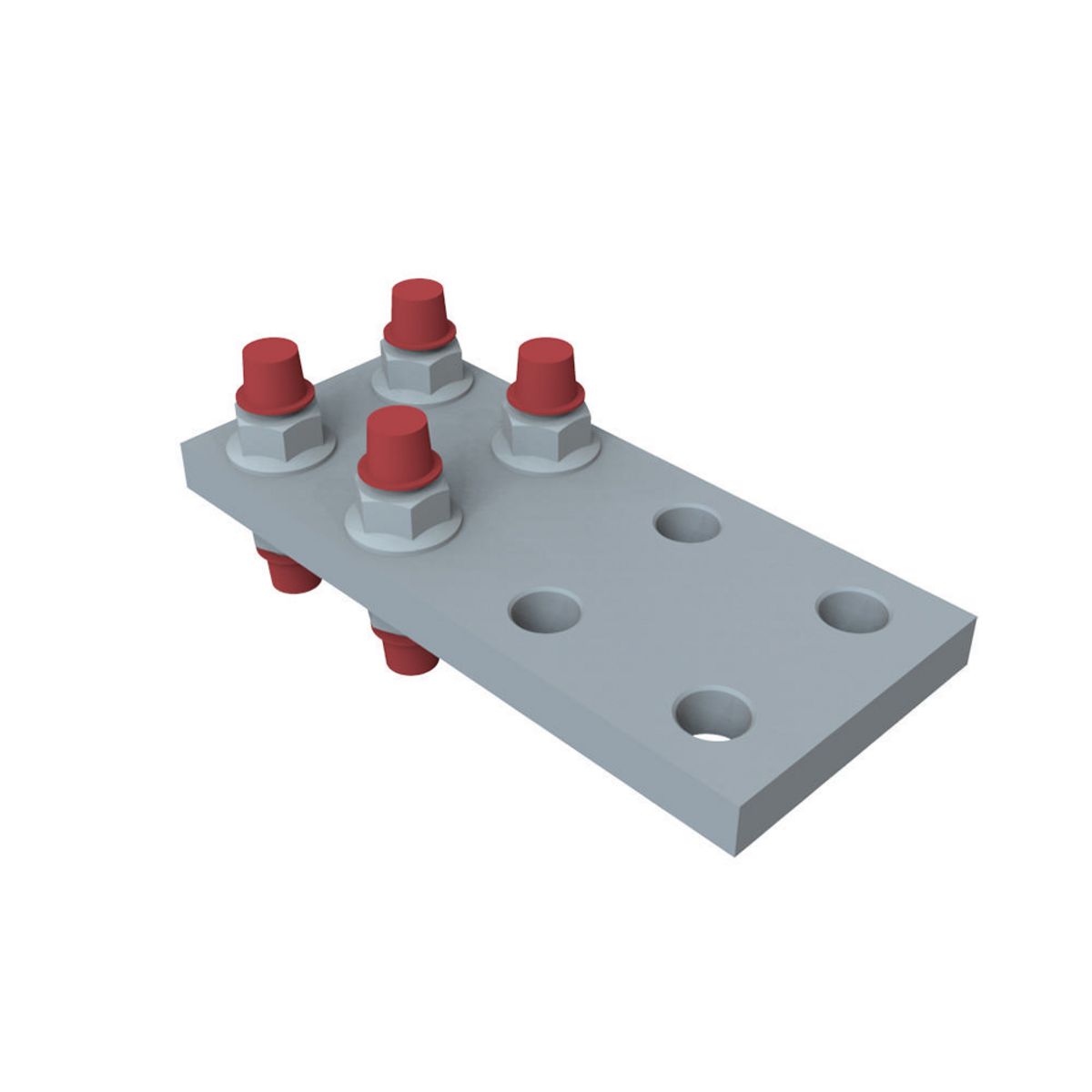 Aluminum flat pad extensions FPX44 Connector Manufacturing Company