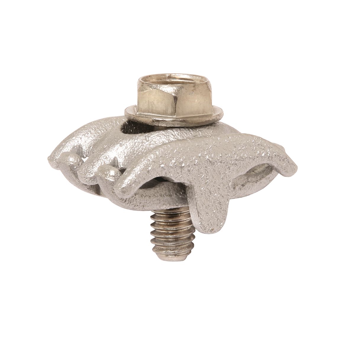 Product image for Burndy UCK2UL ACCOM: #6 AWG SOL/STR CU 1/4"- 5/16" GALV STL GUY WIRE TORQUE: 110 in-lbs; DURIUM™ Silicon Bronze Hardware; Tin-plated, copper