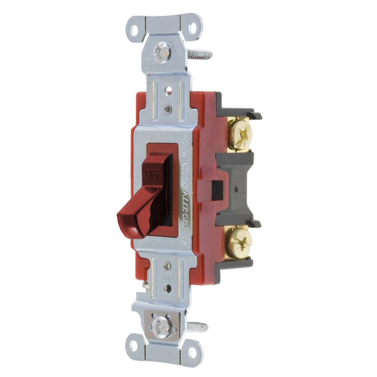 Hubbell HBL1204L Lock Switch Series 1200 Spec Grade 4 way 15 Amp 120-277 volt 