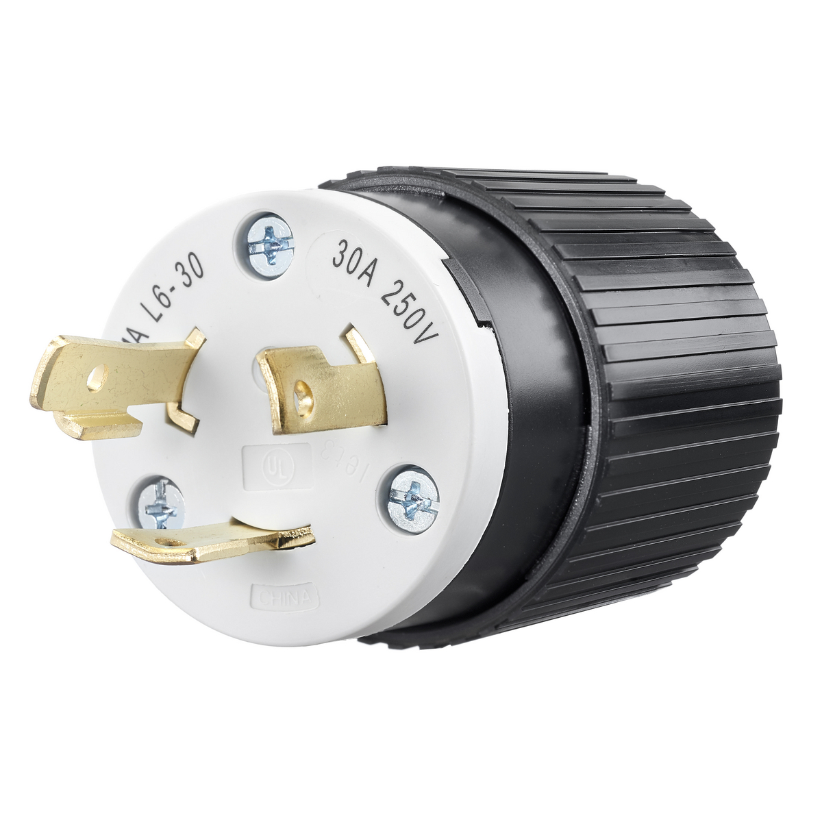 NEMA L6-30P 30A 250V Industrial Twist Lock Locking Power Plug Connector 3-Wire