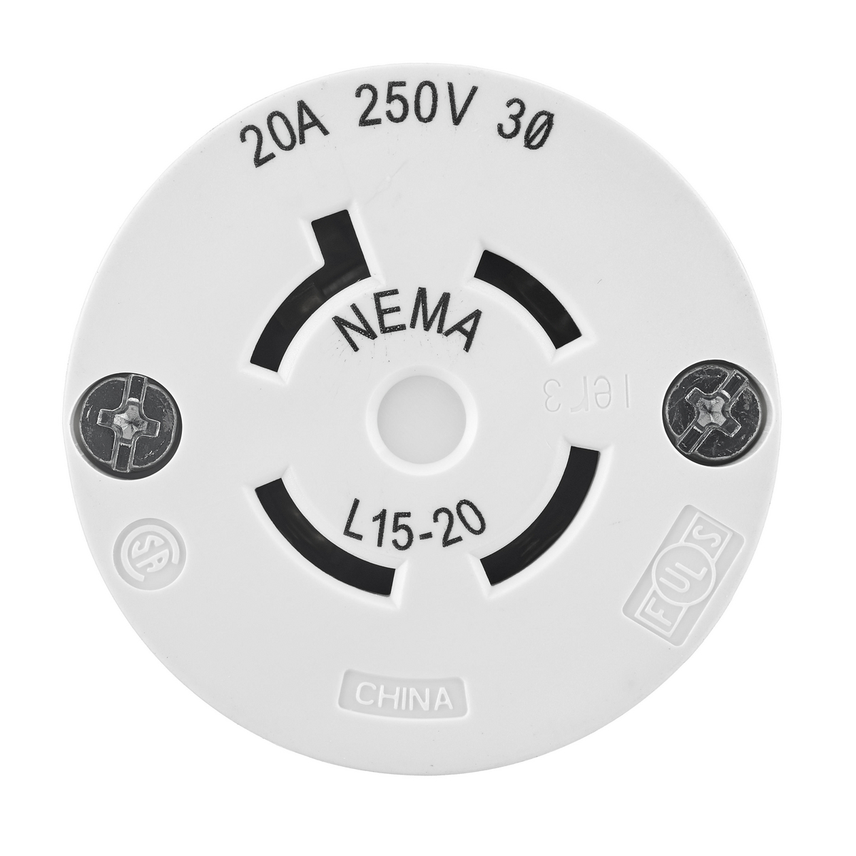 Locking Devices, Industrial, Female Connector Body, 20A 3Phase Delta