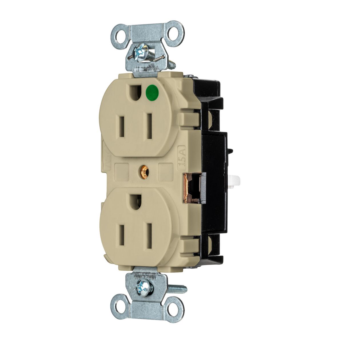 EdgeConnect™, Hubbell-Pro Receptacle, 15A 125V, 5-15R, Screwless ...