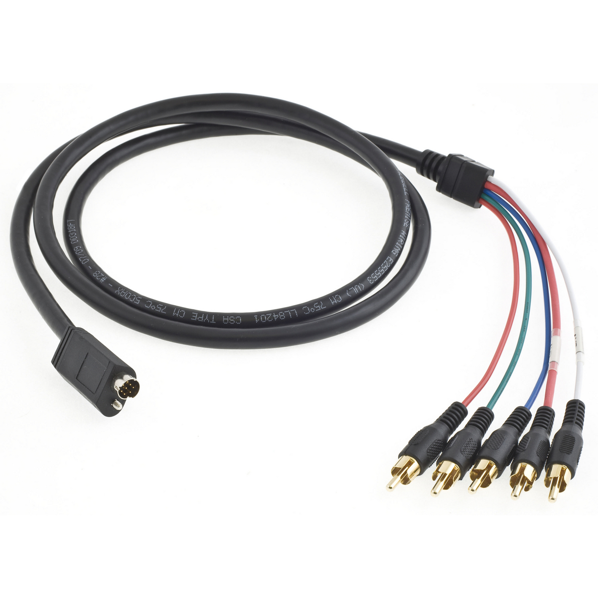 Product image for HWDK AVCAR10 P-CORD, AV PNP,5RCA CO