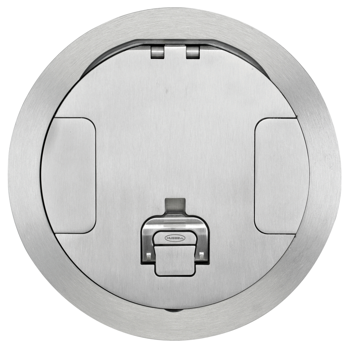 Details about   HUBBELL Round Floor Box S1R FB 4 Cover CFBS1R4CVRALU Brushed Aluminum 