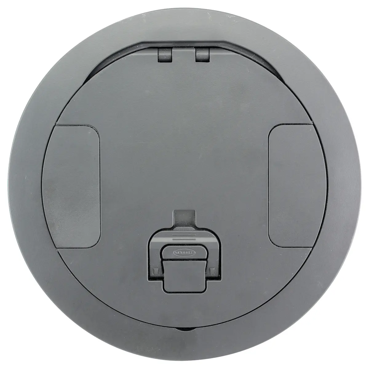 CFB4G, CFB6G & CFB10G Series, Round Cover Assembly, Gray Powder Coat Finish  | CFBS1R8CVRGRY | Hubbell Wiring Device-Kellems