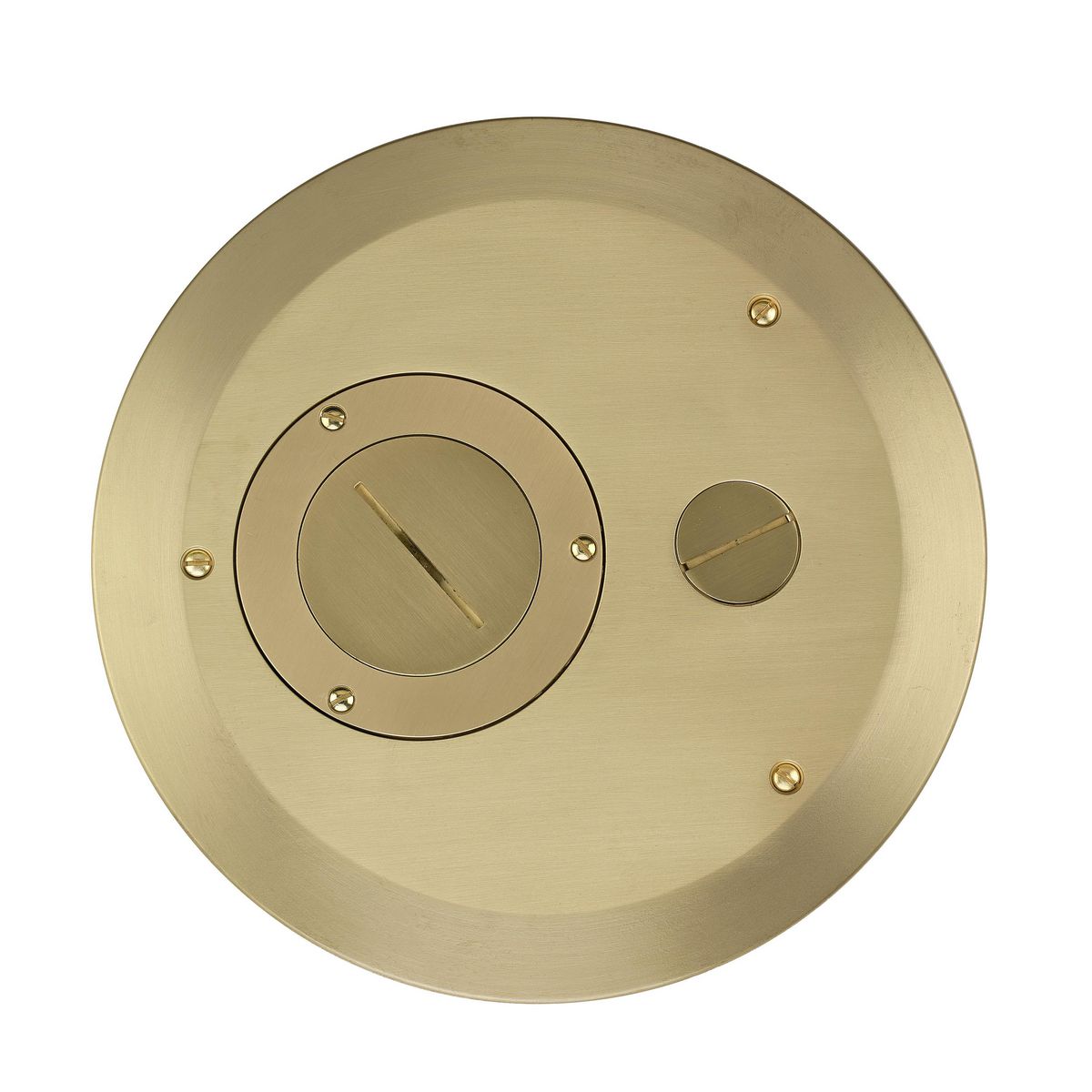 CFB ROUND 8 INCH FF COVER, BRASS