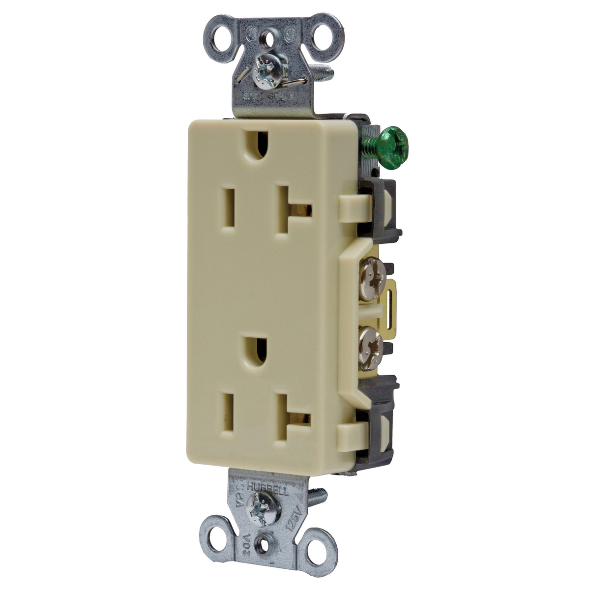 DR20I Duplex Receptacle Hubbell Wiring Device-Kellems