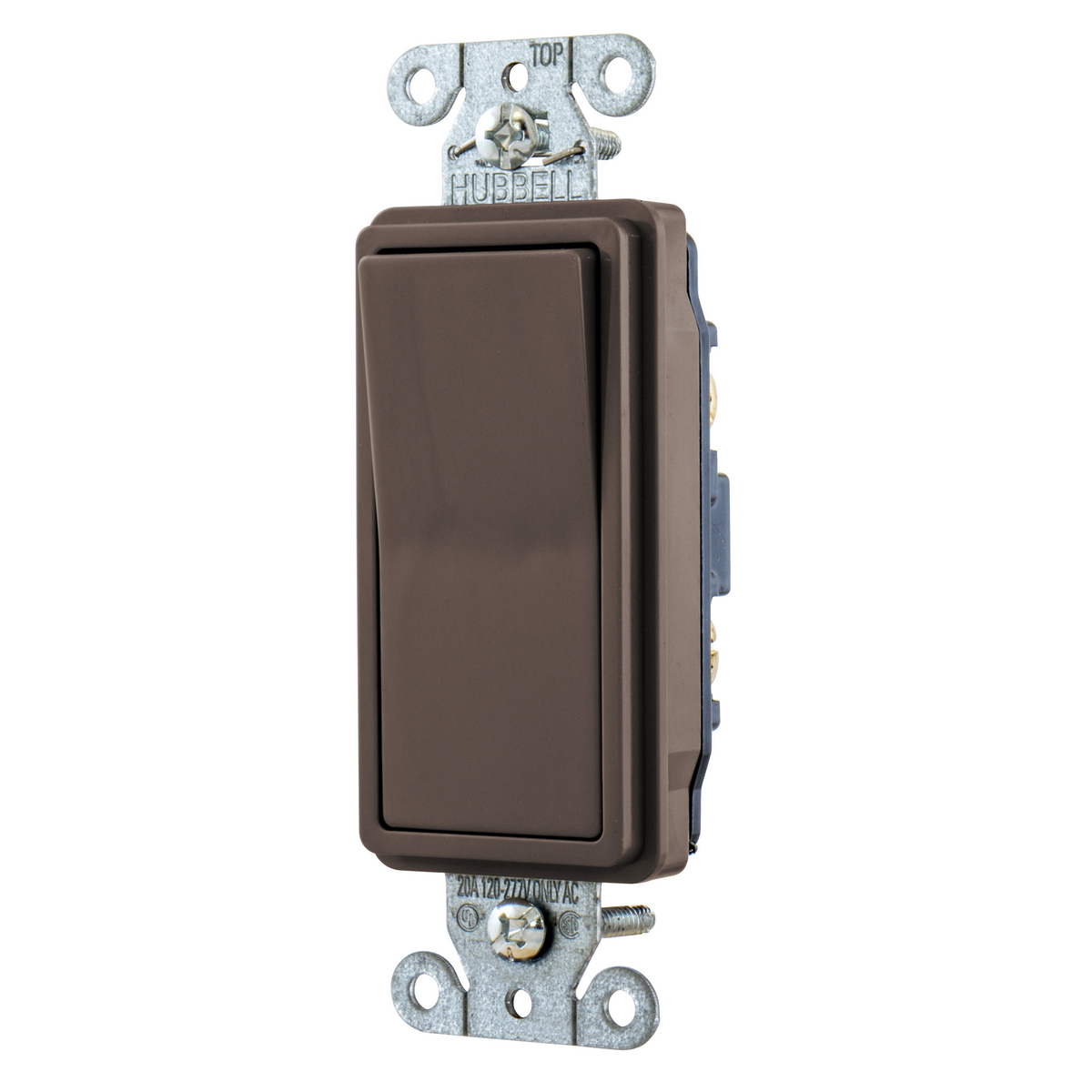 Product image for Hubbell DS420 SWITCH, DECO SER, 4W, 20A 120/277V, BR