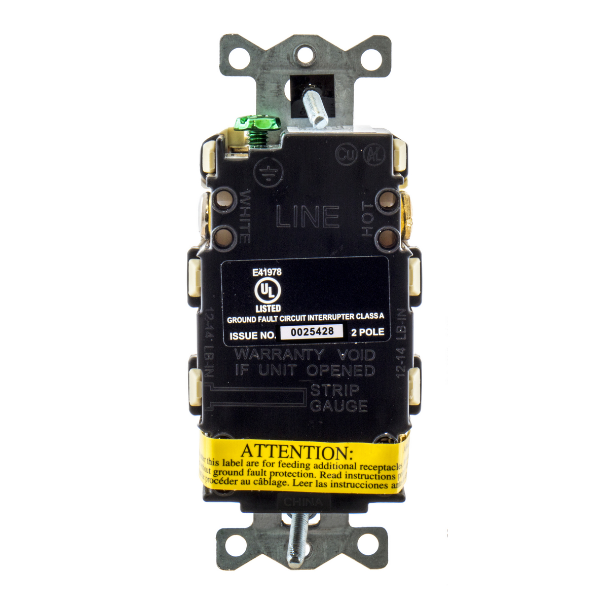 Power Protection Devices, Receptacle, Self Test, GFCI, Commercial Grade