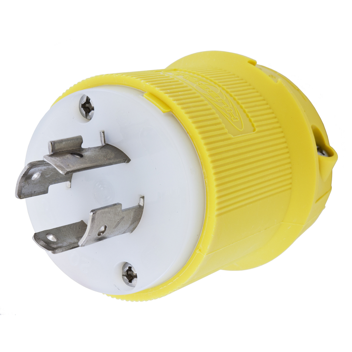 Product image for Hubbell HBL24CM11 Locking Plug, CM, 20A 125/250V, L14-20P, YL