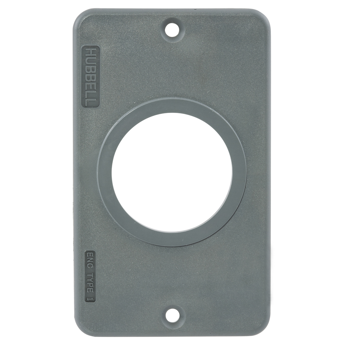 OUTLET BOX PLATE, 1.39 OPENING
