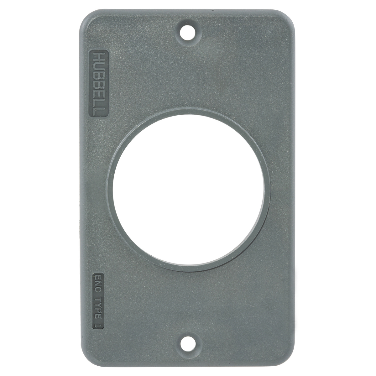 OUTLET BOX PLATE, 1.56 OPENING