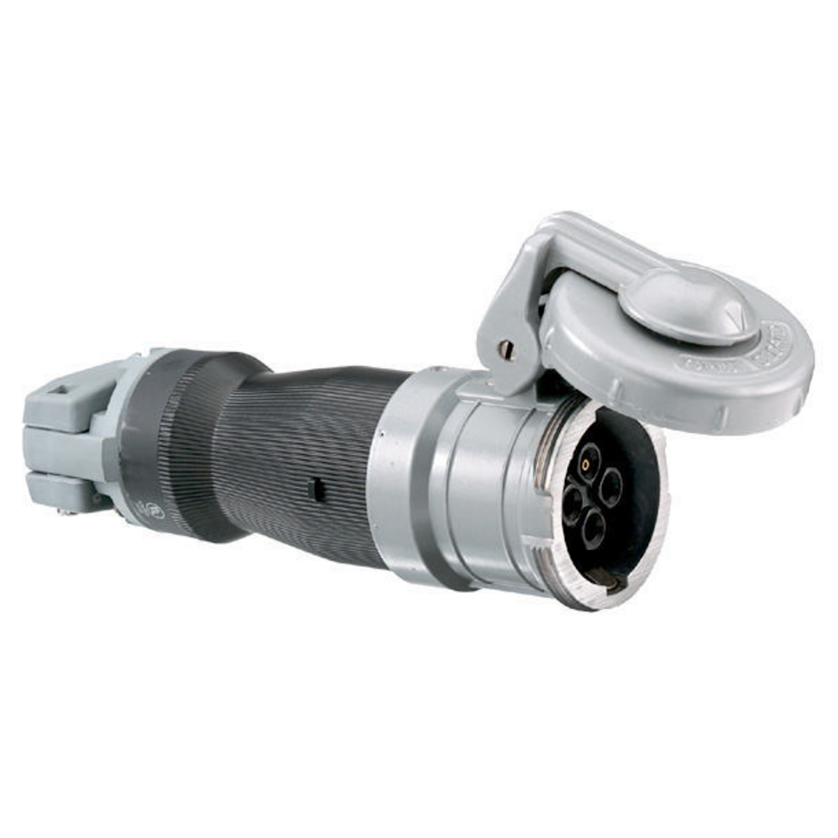 Product image for Hubbell HBL430CS1W 30 Amp 600 VAC 250 VDC 3-Pole 4-Wire Style I Watertight IEC Pin and Sleeve Connector