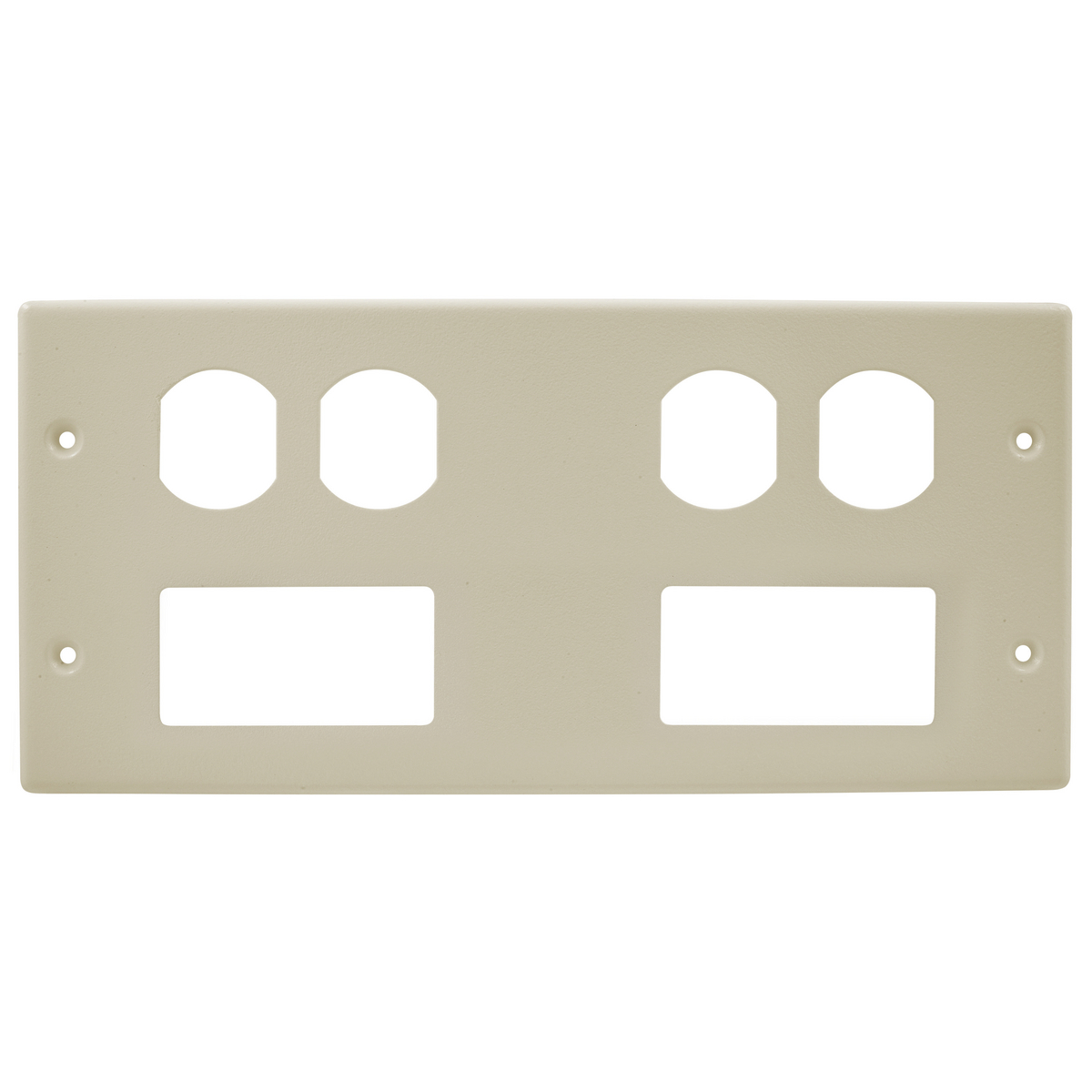 Product image for Hubbell HBL47472BBRRIV Raceway, PLT, 4G 2 DUP/STYL, HBL4750, IV