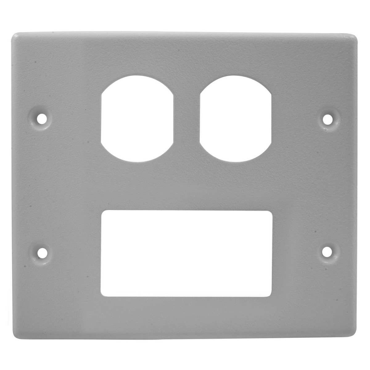 Product image for Hubbell HBL4747BRGY Raceway, PLT, 2G DUP/STY, HBL4750, GY