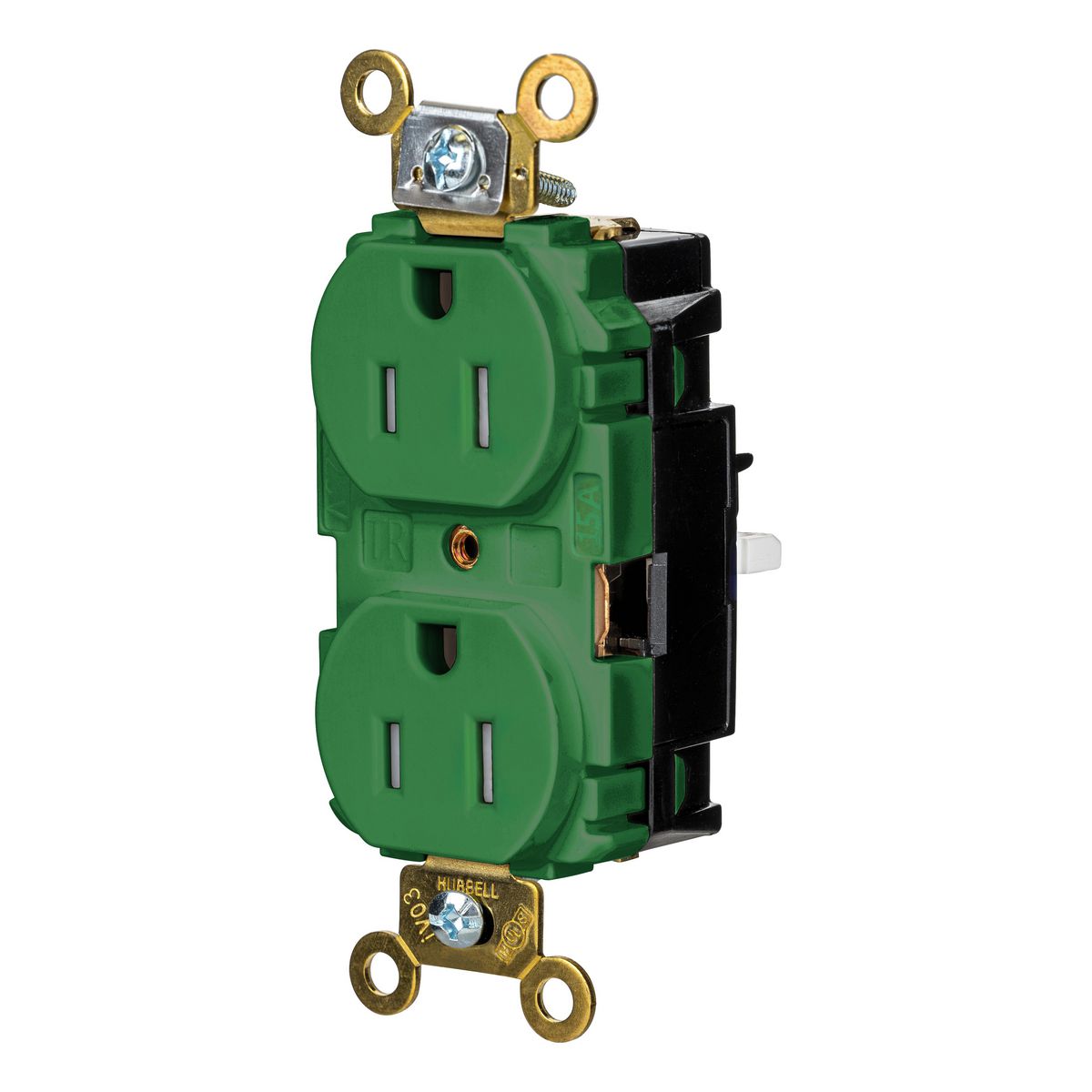 EdgeConnect™, Duplex Receptacle, Tamper Resistant, 15A 125V, 515R