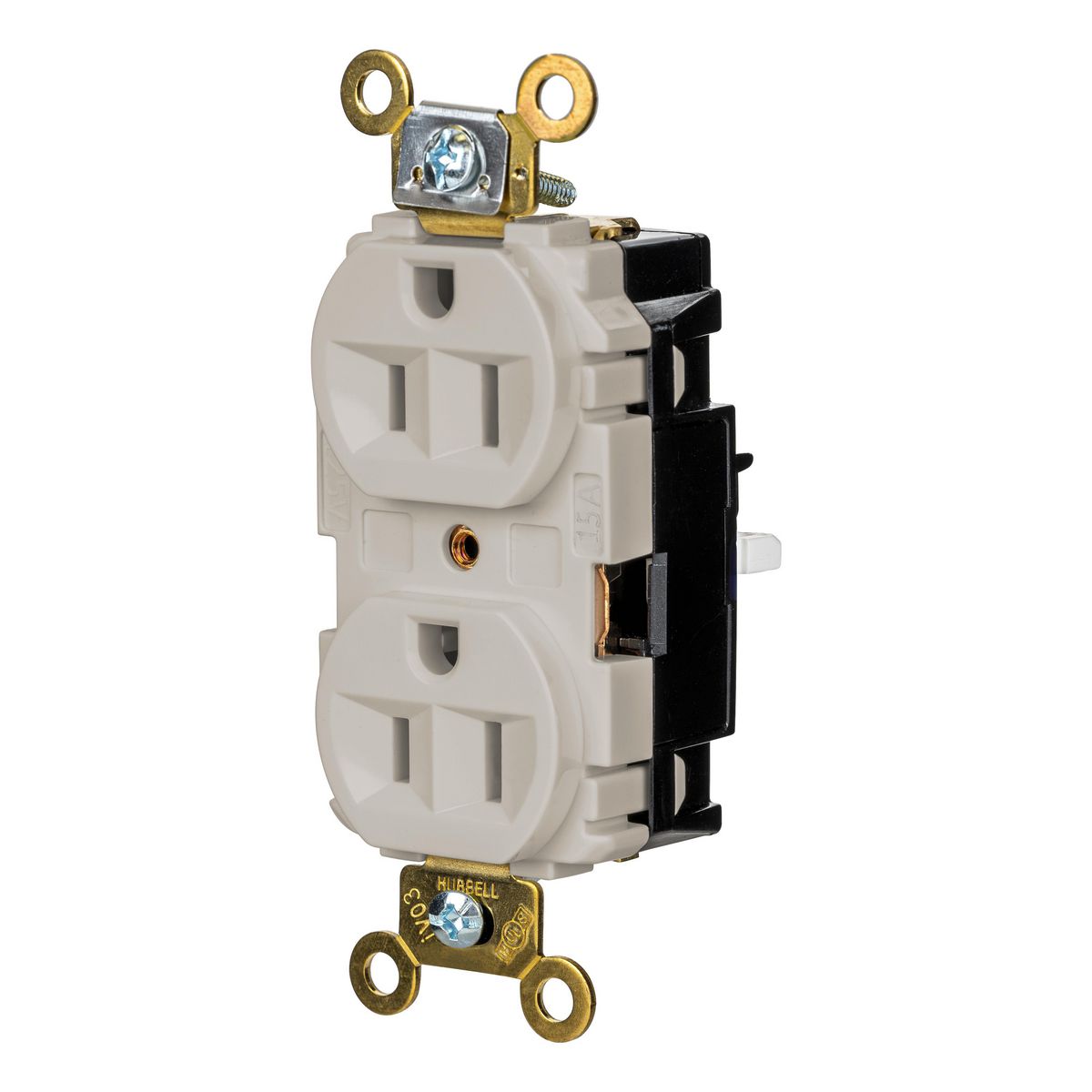 EdgeConnect™, Duplex Receptacle, 15A 125V, 5-15R, Screwless Terminal ...