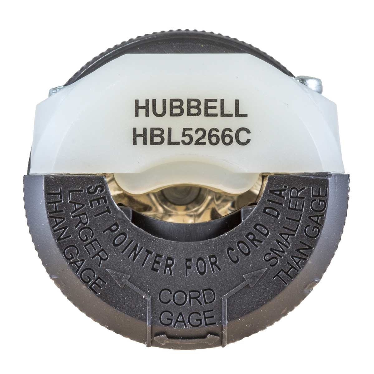 Hubbell HBL5266C 15A 125V 2P3W Grounding Straight Blade Insulgrip NEMA 5-15 Plug 