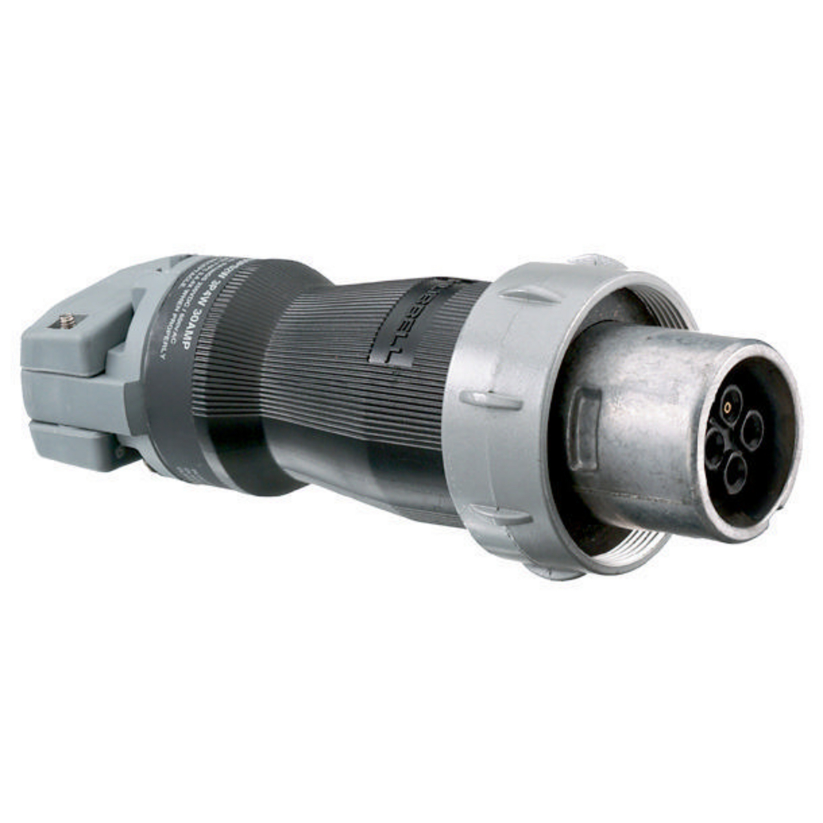 Product image for Hubbell Wiring Devices HBL560PS1WR 60 Amp 600 VAC/250 VDC 4-Pole 5-Wire Style 1 Pin and Sleeve Plug