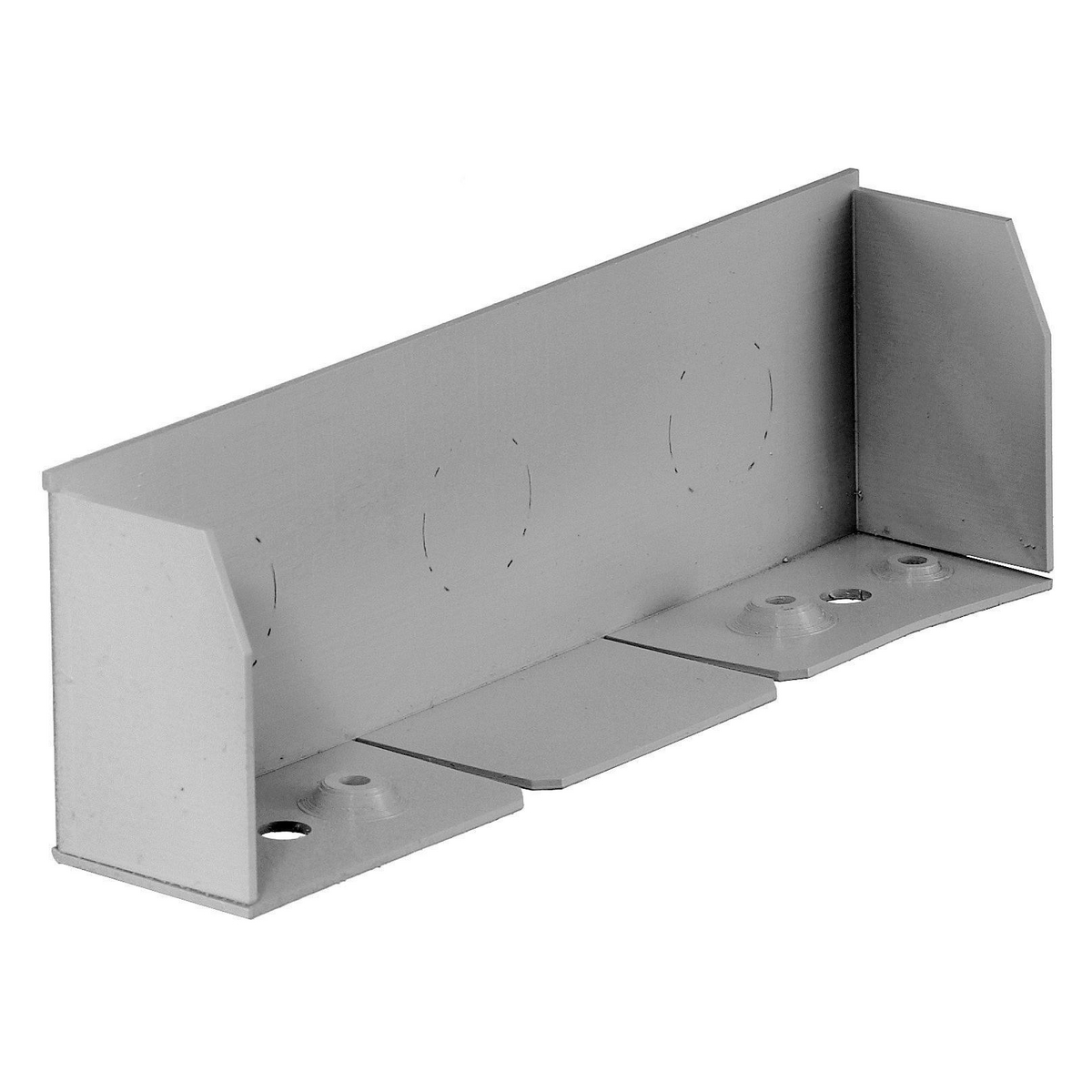 Product image for HWDK HBL6710BGY RACEWAY, END CAP, H