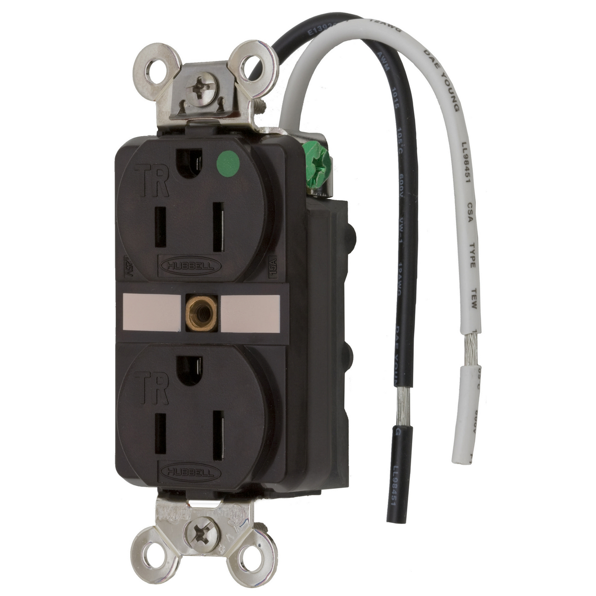 Straight Blade Devices, Receptacles, Duplex, Tamper Resistant Hospital