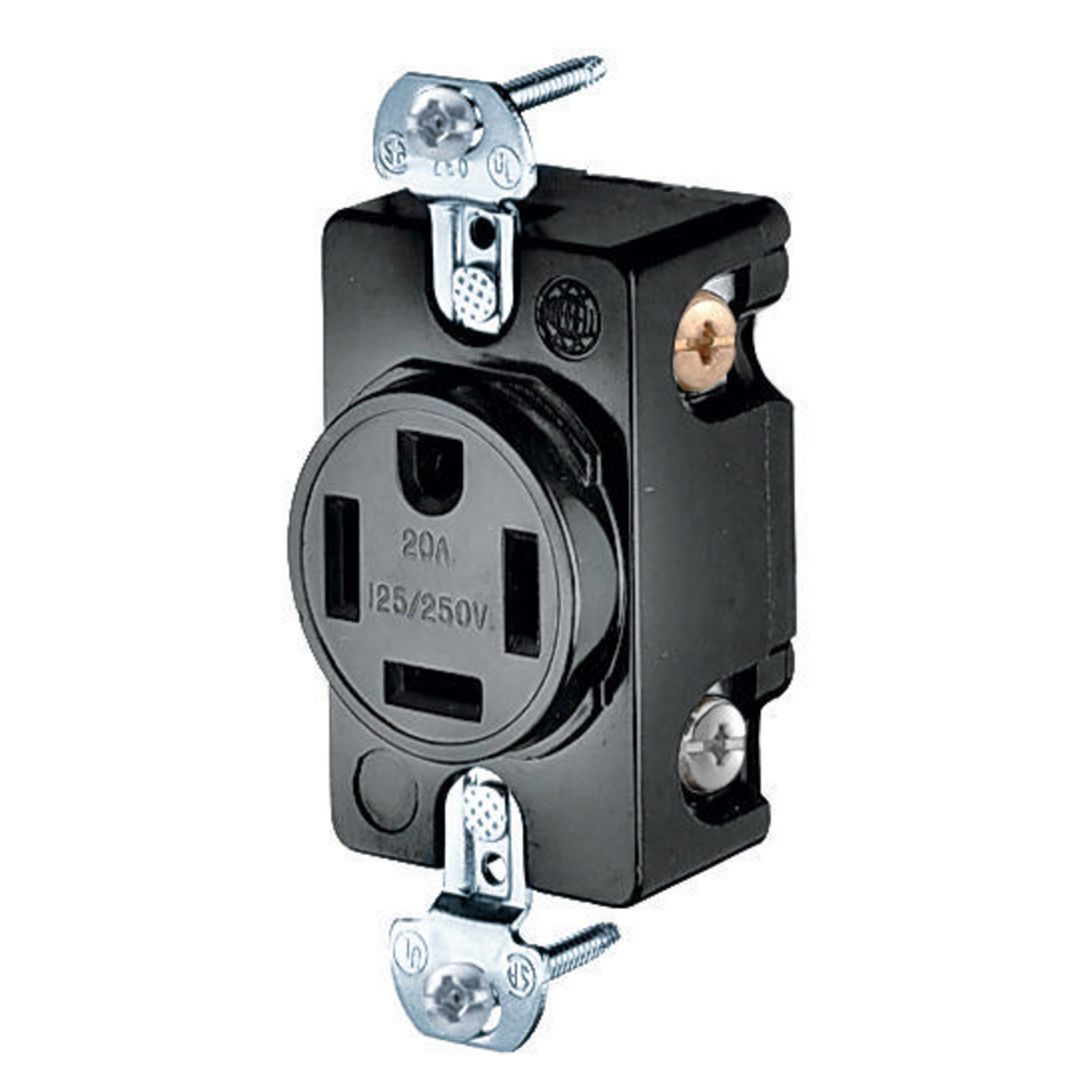 HBL8410 Straight Blade Single Receptacle Hubbell Wiring Device-Kellems