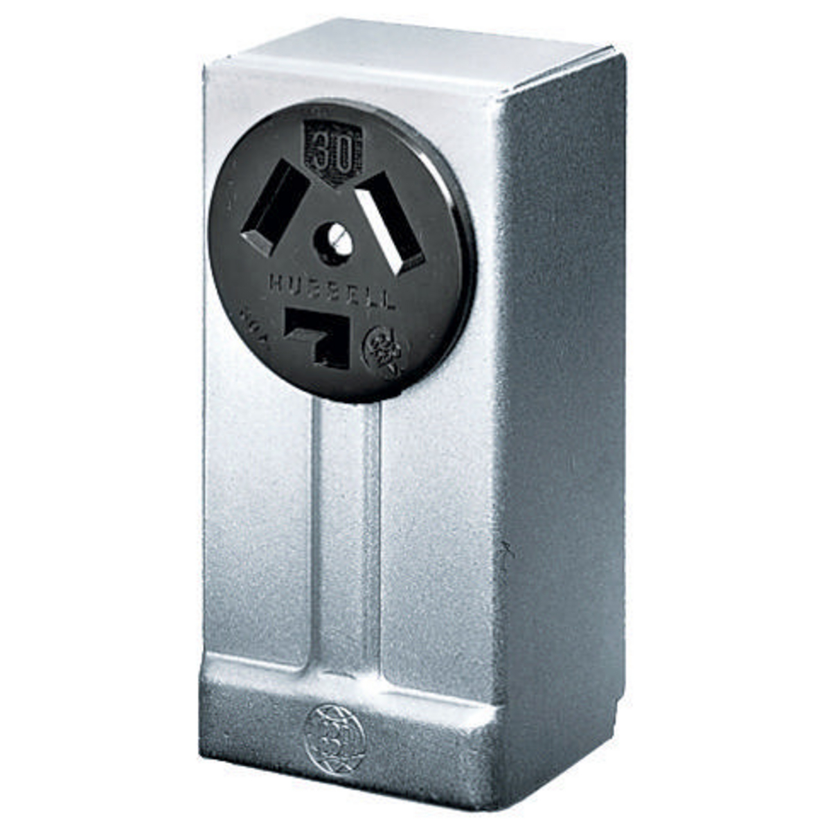 Straight Blade Devices, Receptacles, Surface Mounted, Aluminum Housing, Industrial Grade, 3Pole