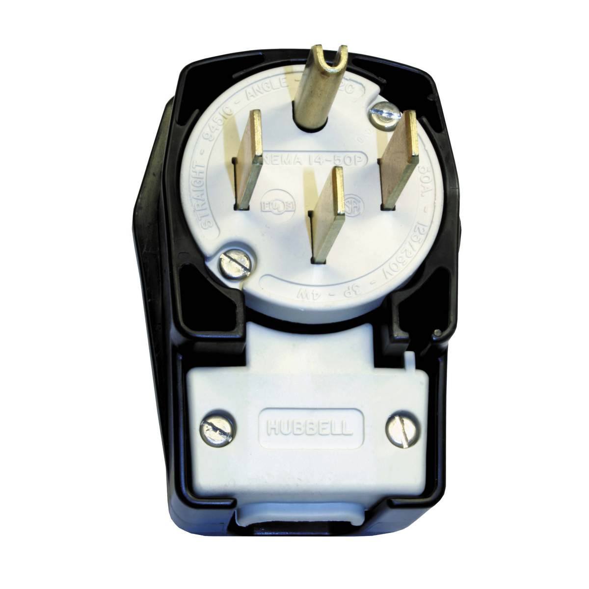 Straight Blade Plug Hubbell Wiring Device-kellems HBL5280C for sale online