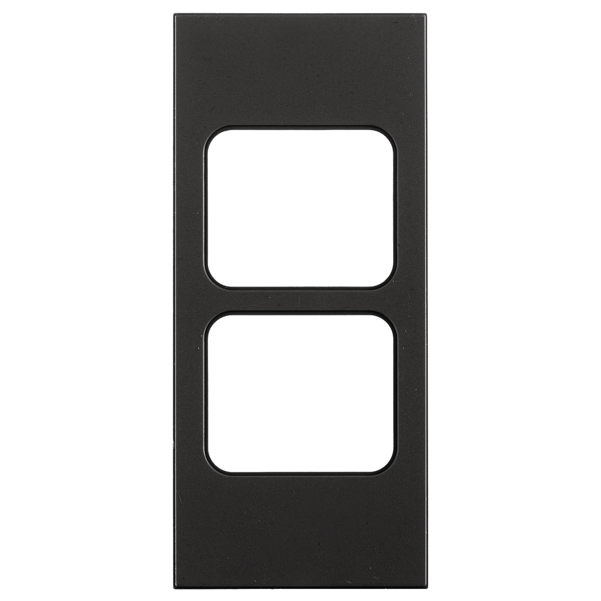 MULTICONNECT System, Face Plate, Snap In, AMPACO, Black HBLAM303BK