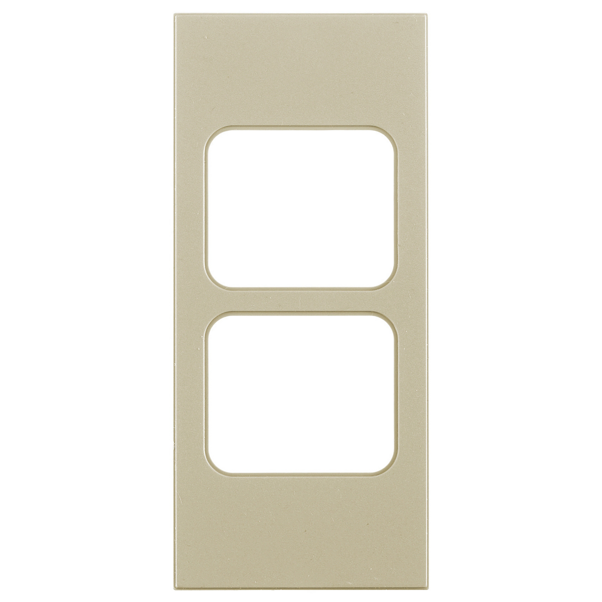 MULTICONNECT System, Face Plate, Snap In, AMPACO, Ivory HBLAM303I