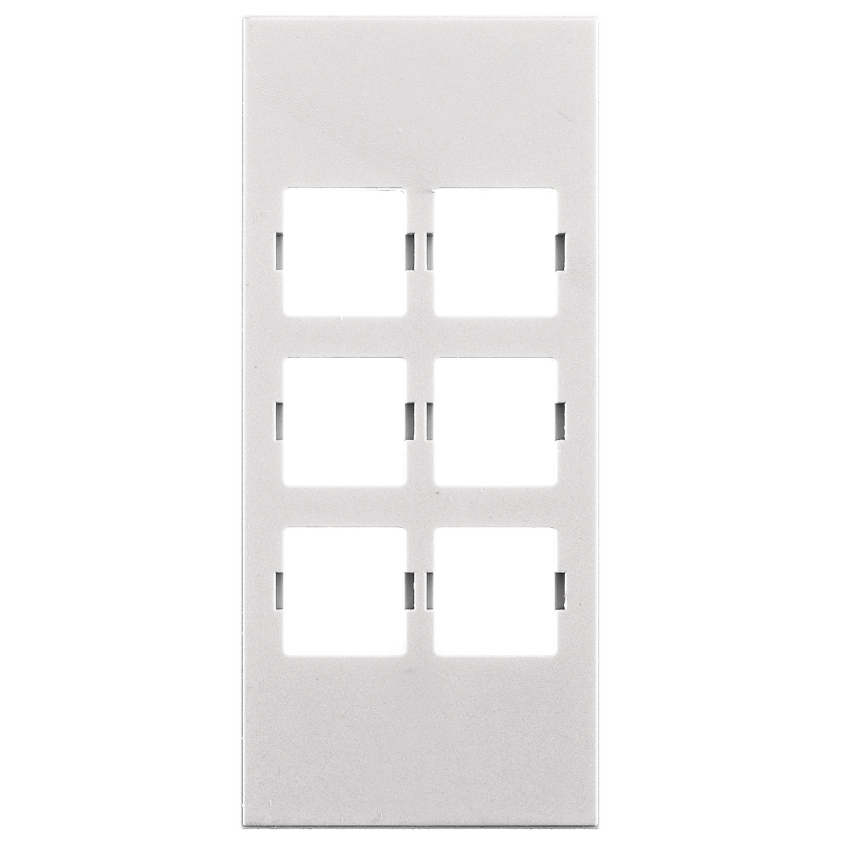 MULTICONNECT System, Face Plate, Snap In, LUCENT, White HBLLT309WA