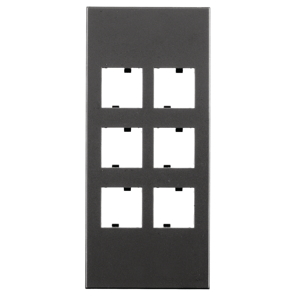 MULTICONNECT System, Face Plate, Snap In, NORDX, Black HBLNO309BK