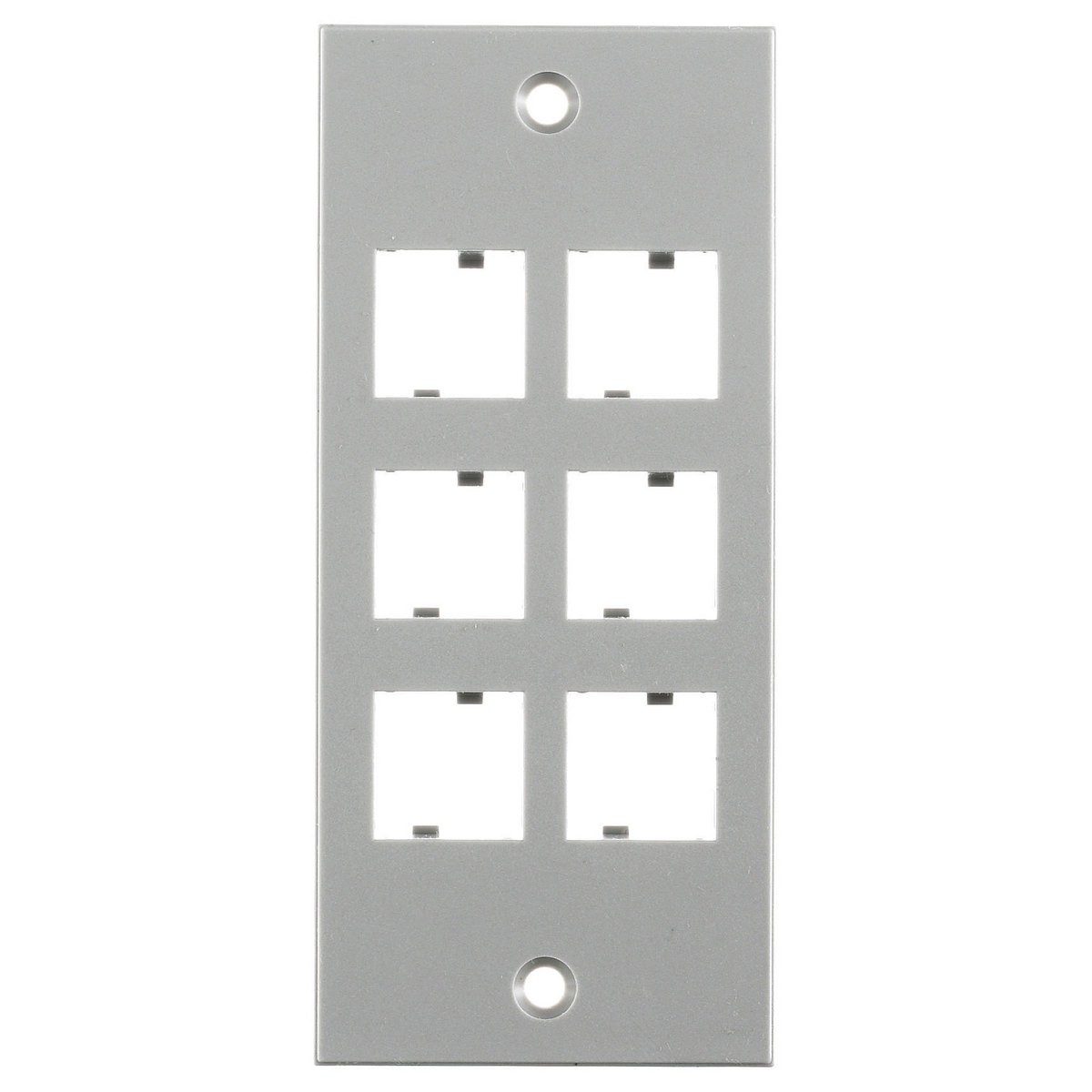 MULTICONNECT System, Face Plate, Screw Mount, NORDX, Gray