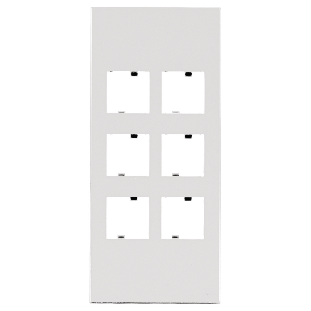 MULTICONNECT System, Face Plate, Snap In, NORDX, White HBLNO309WA