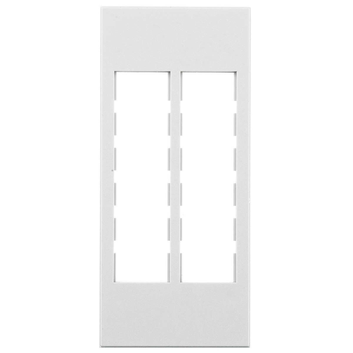 MULTICONNECT System, Face Plate, Snap In, ORTRONICS, White