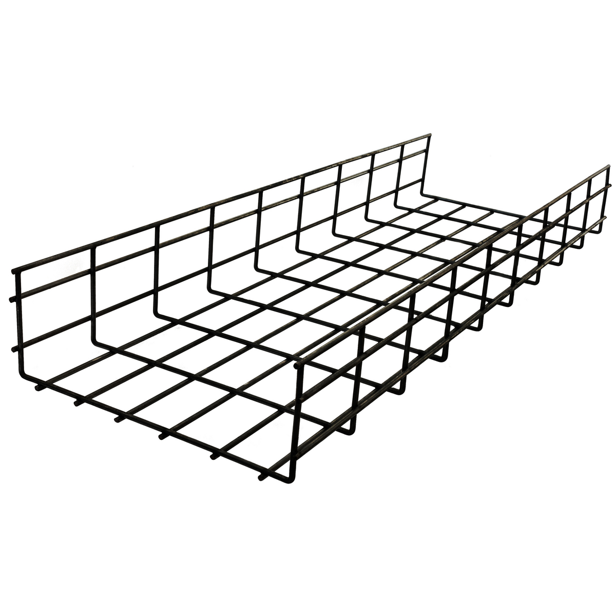 Wire Basket Tray, 6 x 8 x 118, Flat, Black
