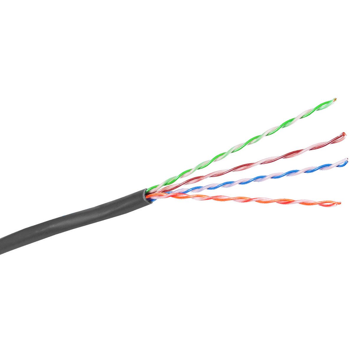 NEXTSPEED LINK Category 6 UTP Cable, REELEX Box, Riser, Black, HC6RREBK