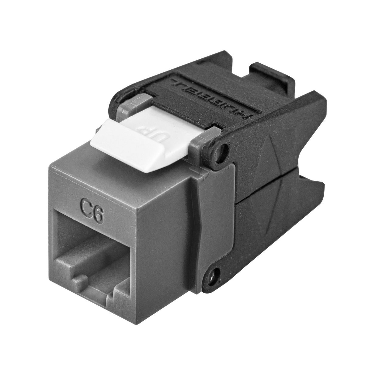 Product image for HPW HJU6GY JACK, HJU6, CAT6, UNI, G