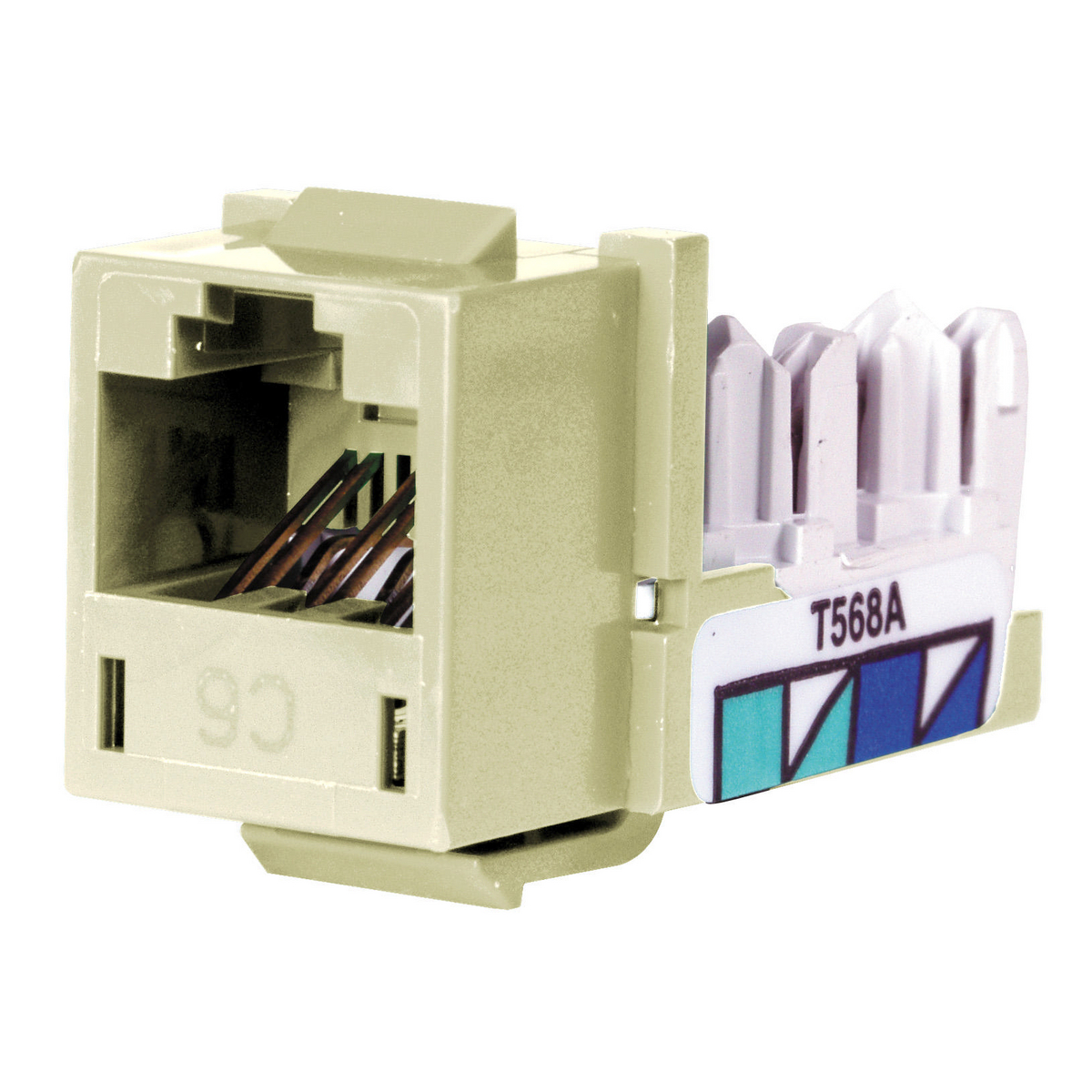 Product image for HWDK HXJ6LA25 JACK, HXJ,CAT6,8POS,U