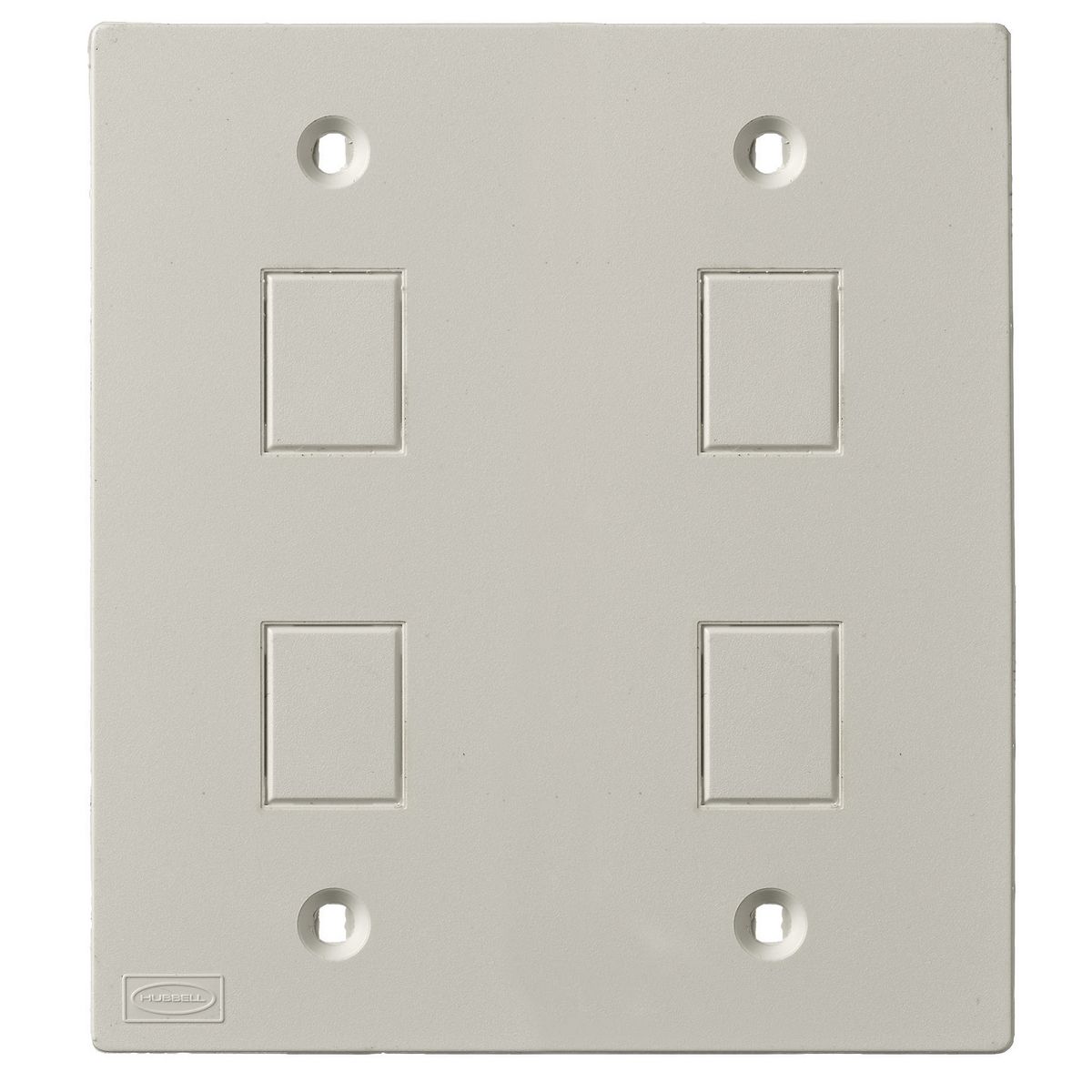 Product image for HWDK KP2216 FACEPLT, KP SER, 2-G QU