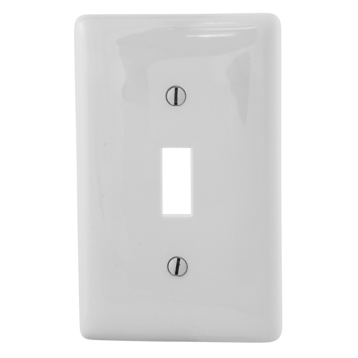 Wallplates and Box Covers, Wallplate, Nylon, MidSized, 1Gang, 1