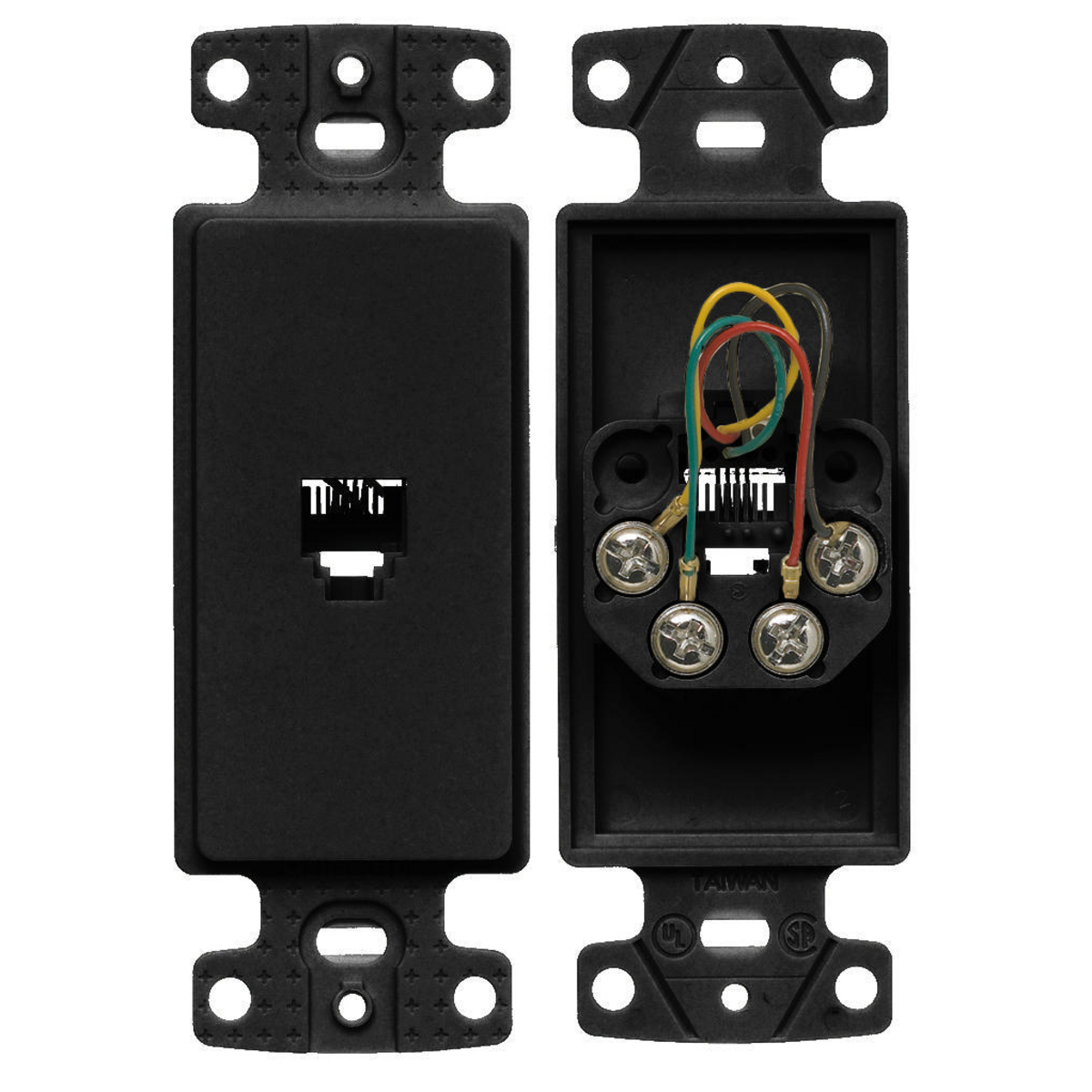 Product image for HWDK NS770BK PLATE, FRAME,W/JK,6POS