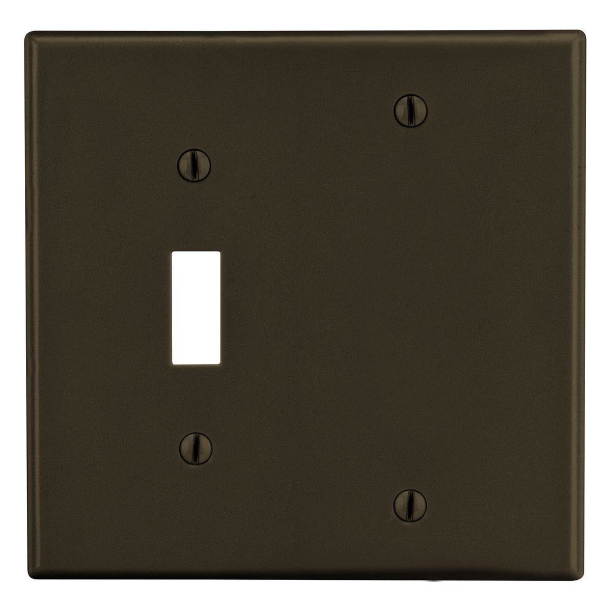WALLPLATE, M-SIZE 2G, 1) TOG 1) BLANK BR