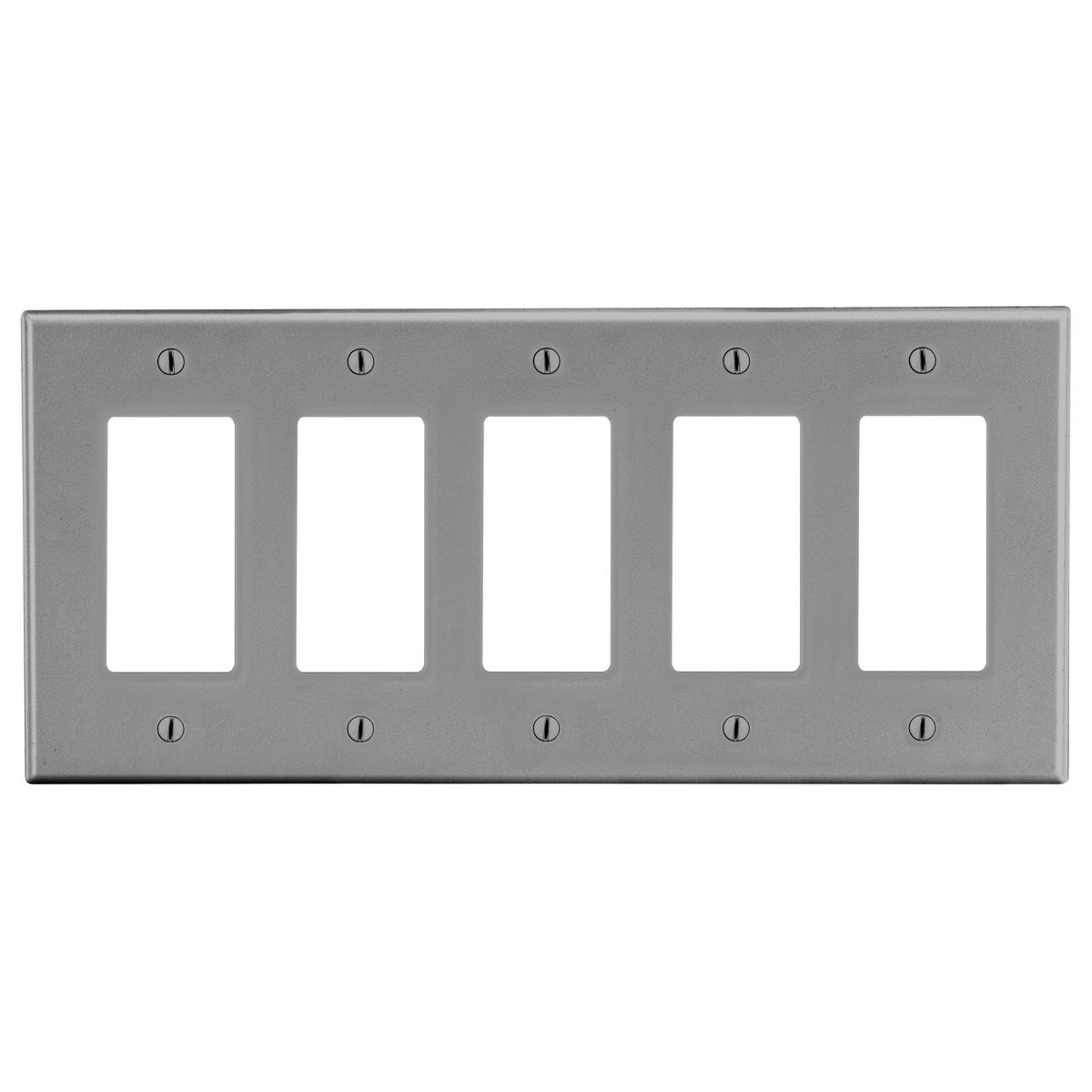 Product image for HWDK P265GY WALLPLATE, 5-G, 5) DEC,