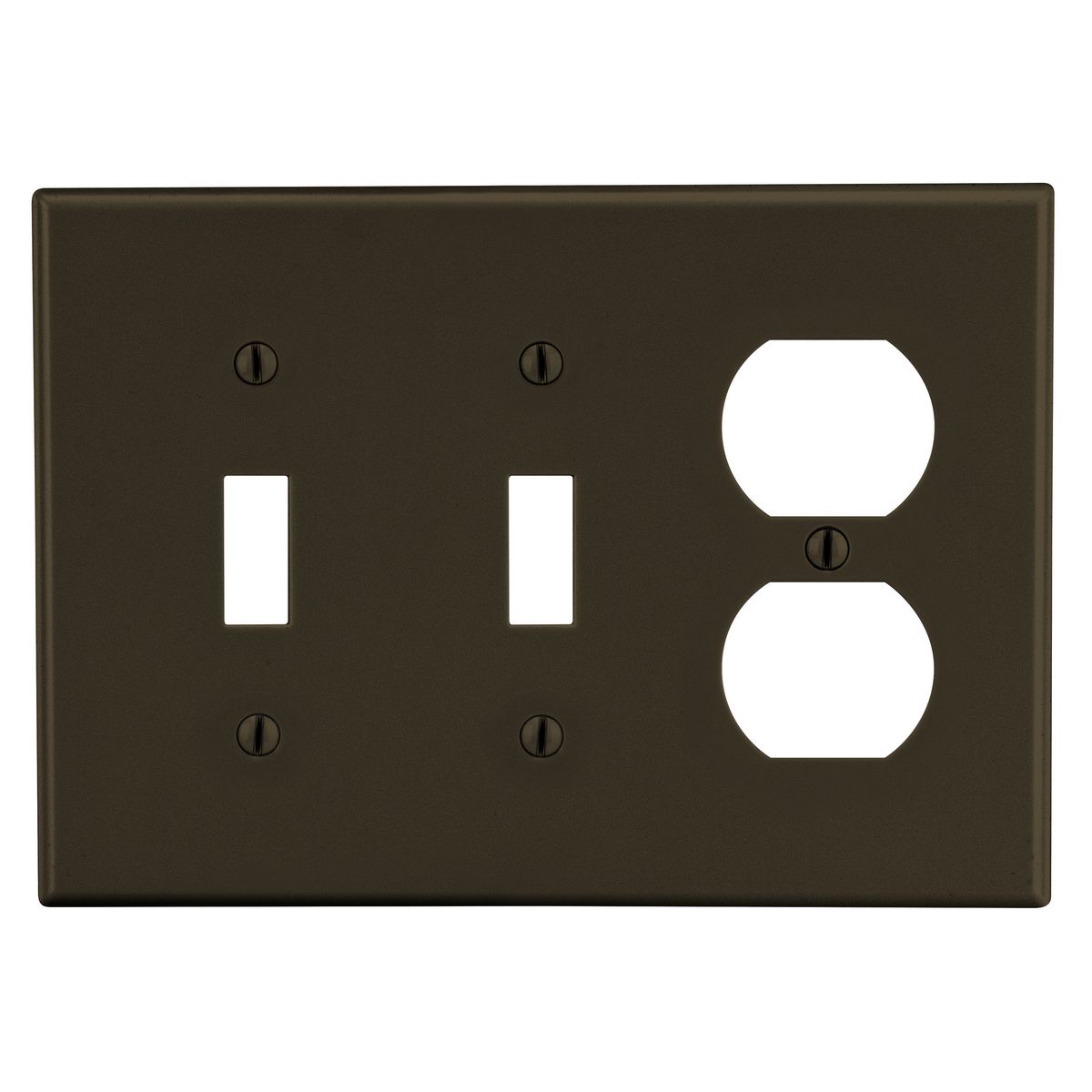 Product image for HWDK P28 WALLPLATE, 3-G, 2) TOG 1)