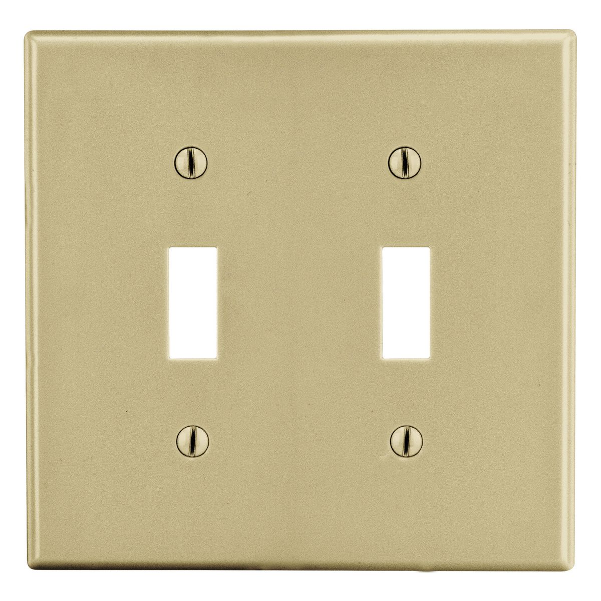 WALLPLATE, M-SIZE, 2-G, 2) TOG, IV