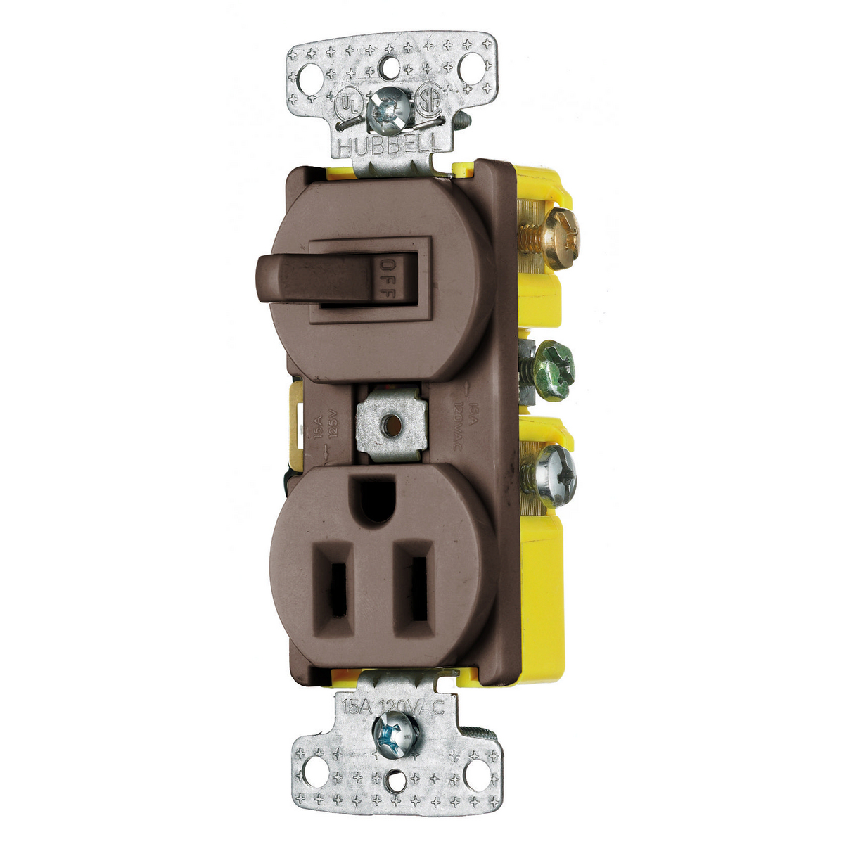 thumbnail image 2 of Decorator Switch TR Outlet Combo Single Pole – Tamper Resistant, White 2 of 6