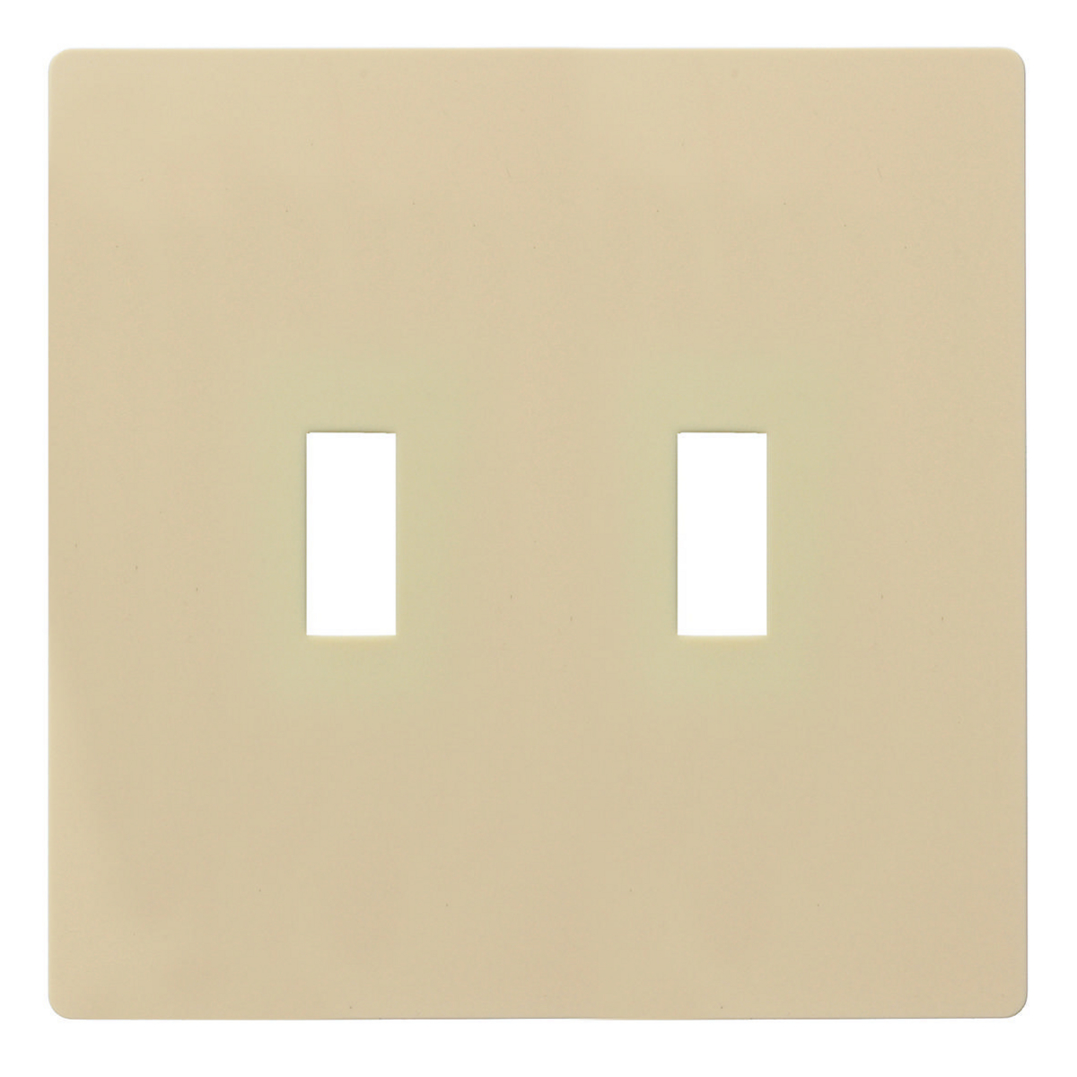 WALLPLATE, 2G TOG, SNAP-ON, IVORY