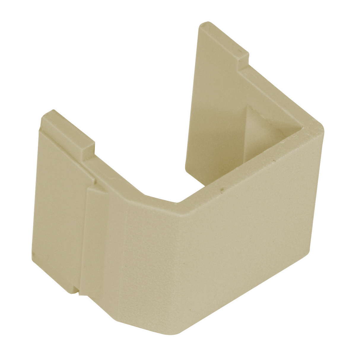 Product image for Hubbell SFBE10 Blank Ivory Snap-Fit Modular Connector