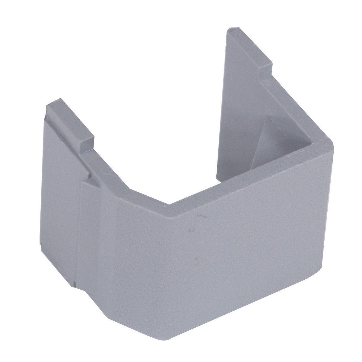 Product image for Hubbell SFBG10 Blank Gray Snap-Fit Modular Connector